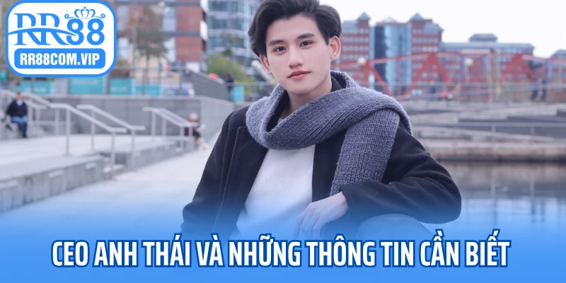 CEO Anh Thái và những thông tin cần biết CEO Anh Thái và những thông tin cần biết