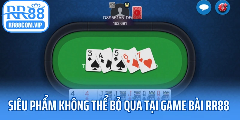 Siêu phẩm không thể bỏ qua tại game bài RR88